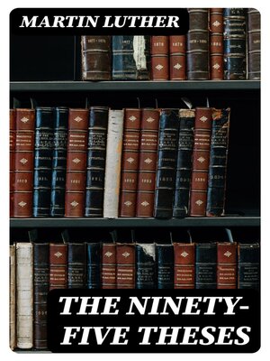 cover image of The Ninety-five Theses